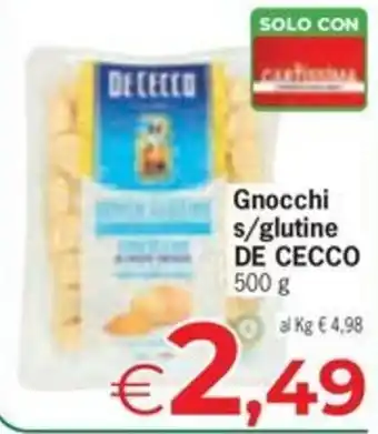 Gnocchi s/glutine DE CECCO