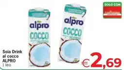 Despar Soia Drink al cocco ALPRO offerta
