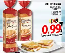 Il Genio Supermercato Mulino Bianco Pan Carrè offerta