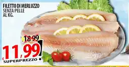 Il Genio Supermercato Filetto di merluzzo senza pelle offerta