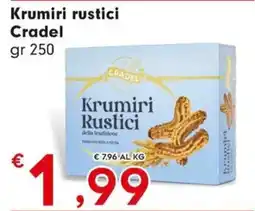 Eurospar Krumiri rustici Cradel offerta