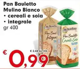 Eurospar Pan Bauletto Mulino Bianco cereali e soia offerta