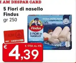 Eurospar 5 Fiori di nasello Findus offerta