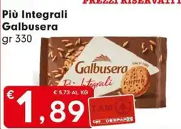 Eurospar Più Integrali Galbusera offerta