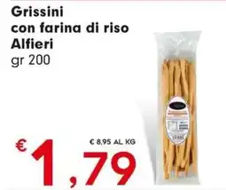 Eurospar Grissini con farina di riso Alfieri offerta