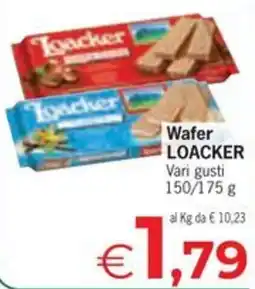 Despar Wafer LOACKER offerta