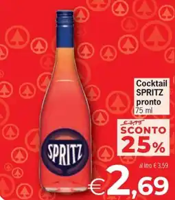 Despar Spritz cocktail pronto offerta
