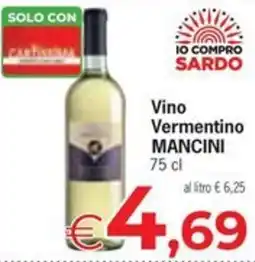 Despar Vino Vermentino Mancini offerta