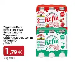 Docks Cash&Carry Yogurt da Bere Kefir Flora Plus Senza Lattosio offerta