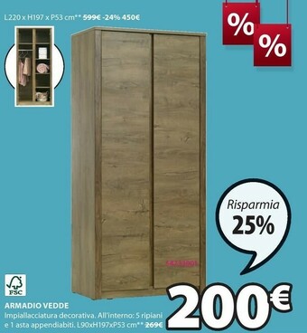 JYSK Armadio vedde offerta
