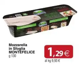 Docks Cash&Carry Mozzarella in Sfoglia MonteFelice offerta