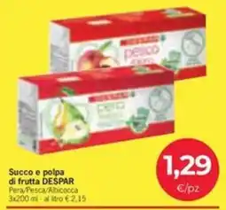 Despar Succo e polpa di frutta DESPAR offerta