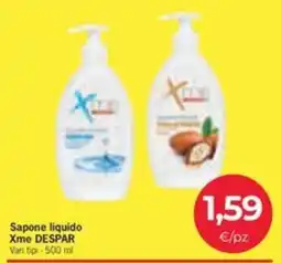 Despar Sapone liquido Xme offerta