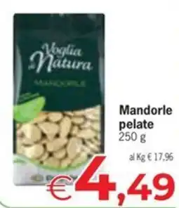 Despar Voglia Natura Mandorle offerta