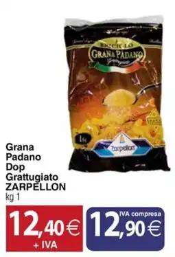 Docks Cash&Carry Grana Padano Dop Grattugiato Zarpellon offerta