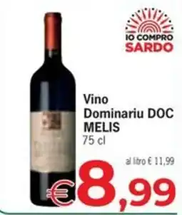 Despar Vino Dominariu DOC Melis offerta