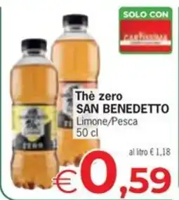 Despar Thè zero San Benedetto offerta
