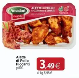 Docks Cash&Carry Alette di Pollo Piccanti Amadori offerta