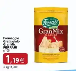 Docks Cash&Carry Formaggio Grattugiato GranMix Ferrari offerta