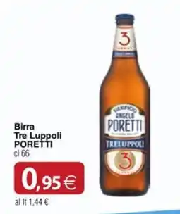 Docks Cash&Carry Birra Tre Luppoli Poretti offerta