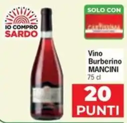 Despar Vino Burberino Mancini offerta
