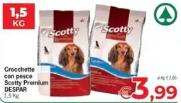 Despar Crocchette con pesce Scotty Premium offerta