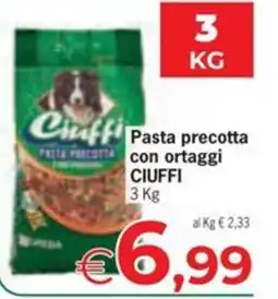 Despar Pasta precotta con ortaggi CIUFFI offerta