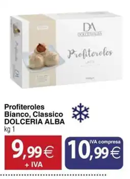 Docks Cash&Carry Profiteroles Bianco, Classico DOLCERIA ALBA offerta