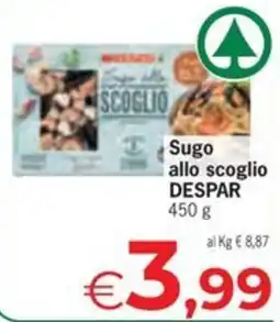 Despar Sugo allo scoglio Despar offerta