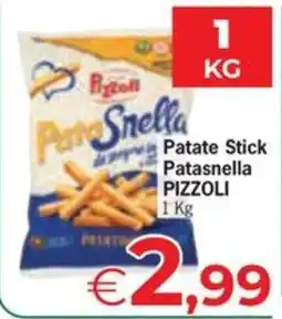 Despar Patate Stick Patasnella PIZZOLI offerta