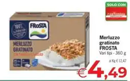 Despar Merluzzo gratinato FROSTA offerta