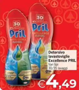 Despar Detersivo lavastoviglie Excellence PRIL offerta
