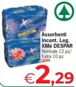 Despar Assorbenti Incont. Leg. XMe DESPAR offerta