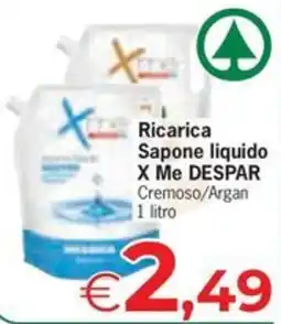Despar Ricarica Sapone liquido X Me DESPAR offerta
