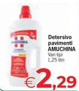 Despar Detersivo pavimenti AMUCHINA offerta