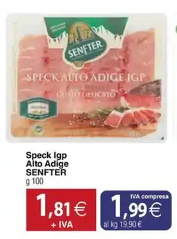 Docks Cash&Carry Speck Igp Alto Adige SENFTER offerta