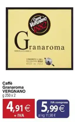Docks Cash&Carry Caffè Granaroma VERGNANO offerta