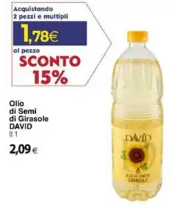 Docks Cash&Carry Olio di Semi di Girasole DAVID offerta