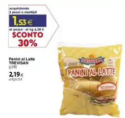 Docks Cash&Carry Panini al Latte Trevisan offerta