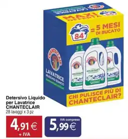 Docks Cash&Carry Detersivo Liquido per Lavatrice Chanteclair offerta