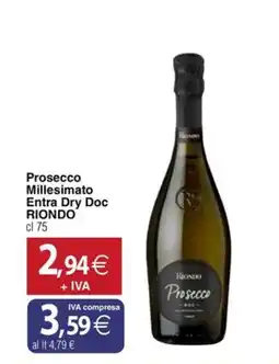 Docks Cash&Carry Prosecco Millesimato Entra Dry Doc Riondo offerta