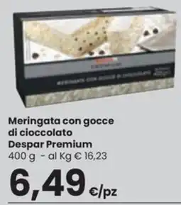 Despar Meringata con gocce di cioccolato Despar Premium offerta
