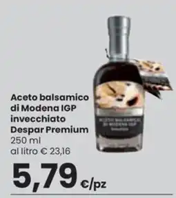 Despar Aceto balsamico di Modena IGP invecchiato Despar Premium offerta