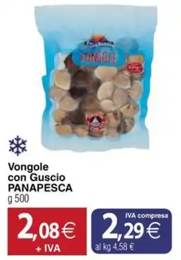 Docks Cash&Carry Vongole con Guscio Panapesca offerta