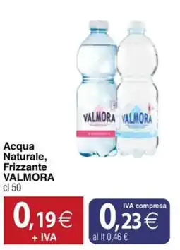 Docks Cash&Carry Acqua Naturale, Frizzante Valmora offerta