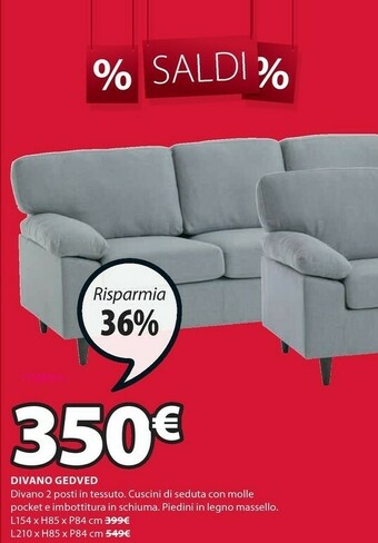 JYSK Divano gedved offerta