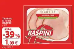 Docks Cash&Carry Tacchino al Forno Raspini offerta