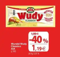 Docks Cash&Carry Wurstel Wudy Classico AIA offerta