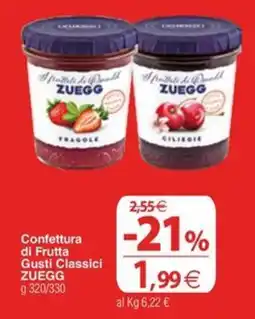 Docks Cash&Carry Confettura di Frutta Gusti Classici ZUEGG offerta