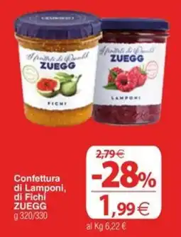 Docks Cash&Carry Confettura di Lamponi, di Fichi ZUEGG offerta